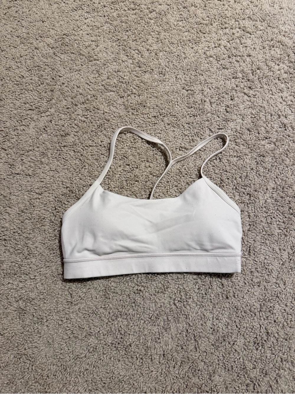 Lululemon Light Pink Flow Y Bra Size 6